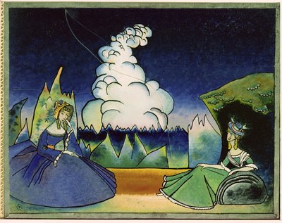 Nuvola bianca, 1918 da Wassily Kandinsky